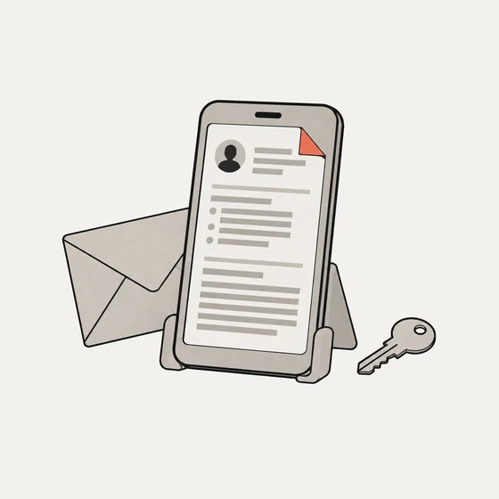 Illustration: iPhone app